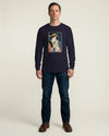 Geisha and Cat 1 Ukiyo-e Unisex Long Sleeve Tee