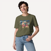 Ginger Cat Ukiyo-e Unisex organic t-shirt