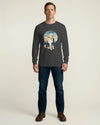 Golden Doodle Dog Funny Japanese Ukiyo-e Unisex Long Sleeve Tee 2
