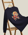 Golden Retriever Japanese Ukiyo-e Unisex Long Sleeve Tee