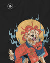 Golden Retriever Japanese Ukiyo-e Unisex Long Sleeve Tee