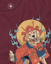 Golden Retriever Japanese Ukiyo-e Unisex Long Sleeve Tee