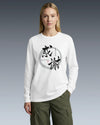 Gratitude Japanese Calligraphy Unisex Long Sleeve Tee - Samurai Original