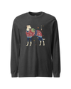 Greyhound Dog Funny Japanese Ukiyo-e Unisex Long Sleeve Tee