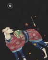 Greyhound Dog Funny Japanese Ukiyo-e Unisex Long Sleeve Tee