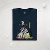 Halloween Black Cat Ukiyo-e Unisex organic t-shirt