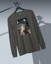 Halloween Geisha Zombies Ukiyo-e Unisex Long Sleeve Tee
