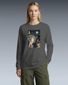 Halloween Geisha Zombies Ukiyo-e Unisex Long Sleeve Tee