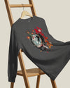 Halloween Namakubi Japanese Tattoo Unisex Long Sleeve Tee - Samurai Original