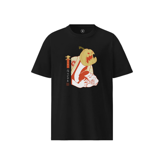 Halloween Pumpkin Ukiyo-e Unisex organic t-shirt