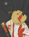 Halloween Pumpkin Japanese Ukiyo-e Unisex Long Sleeve Tee - Samurai Original