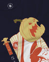 Halloween Pumpkin Japanese Ukiyo-e Unisex Long Sleeve Tee - Samurai Original