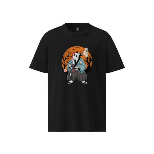 Halloween Samurai Jason Ukiyo-e Unisex organic t-shirt