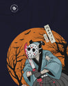 Halloween Samurai Disguise Jason Voorhees Unisex Long Sleeve Tee - Samurai Original