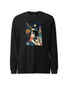 Halloween Samurai Joker Japanese Ukiyo-e Unisex Long Sleeve Tee