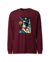 Halloween Samurai Joker Japanese Ukiyo-e Unisex Long Sleeve Tee