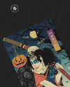 Halloween Samurai Joker Japanese Ukiyo-e Unisex Long Sleeve Tee