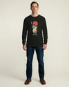 Halloween Samurai Skeleton Japanese Ukiyo-e Unisex Long Sleeve Tee - Samurai Original