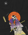 Halloween Samurai Skeleton Japanese Ukiyo-e Unisex Long Sleeve Tee - Samurai Original