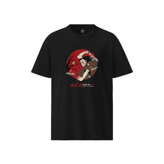 Halloween Samurai Jason Voorhees Ukiyo-e Unisex organic t-shirt