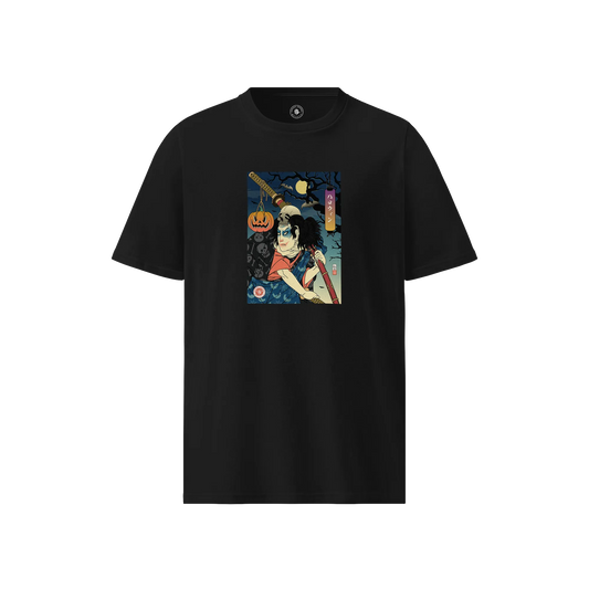Halloween Samurai Joker Ukiyo-e Unisex organic t-shirt