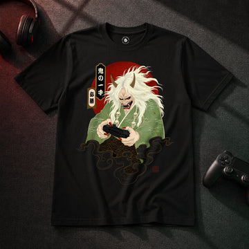 Hannya Game Master Organic T-shirt - Samurai Original