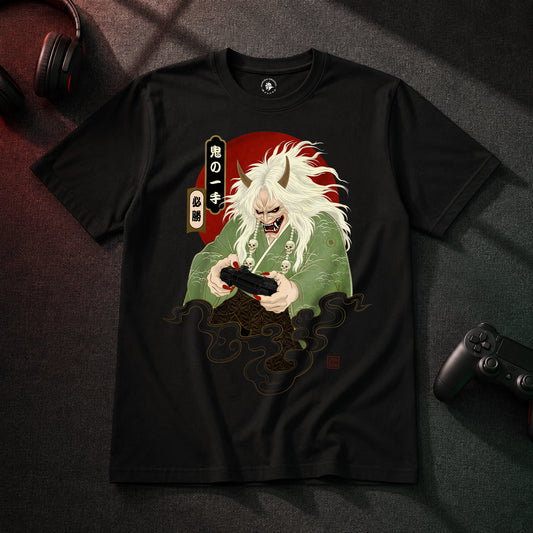 Hannya Game Master Organic T-shirt - Samurai Original