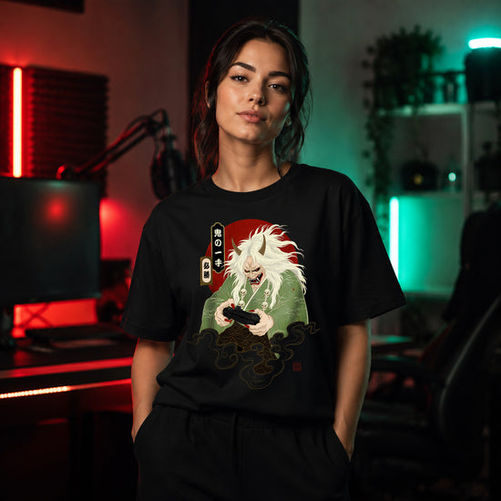 Hannya Game Master Organic T-shirt - Samurai Original