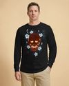 Hannya Pumpkin Halloween Japanese Ukiyo-e Unisex Long Sleeve Tee