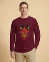 Hannya Japanese Ukiyo-e Unisex Long Sleeve Tee - Samurai Original