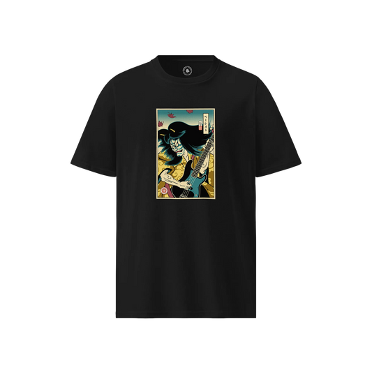 Hannya Bassist Music Ukiyo-e Unisex organic t-shirt