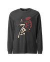 Ichi Go Ichi E Kanji Calligraphy Unisex Long Sleeve Tee Dark Grey Heather - Samurai Original