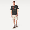 Japanese Crane & Pine Tree Organic Cotton T-Shirt - EU Edition - Samurai Original