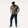 Japanese Crane & Pine Tree Organic Cotton T-Shirt - EU Edition - Samurai Original