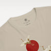 Japanese Crane & Pine Tree Organic Cotton T-Shirt - EU Edition - Samurai Original