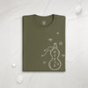 Japanese Custom Name Lucky Gourd Crest Unisex Organic T-shirt