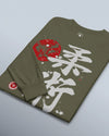 Jiu Jitsu Kanji Calligraphy Unisex Long Sleeve Tee No.1