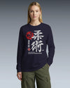 Jiu Jitsu Kanji Calligraphy Unisex Long Sleeve Tee No.1