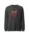 Kabuki Unisex Long Sleeve Tee Dark Grey Heather - Samurai Original
