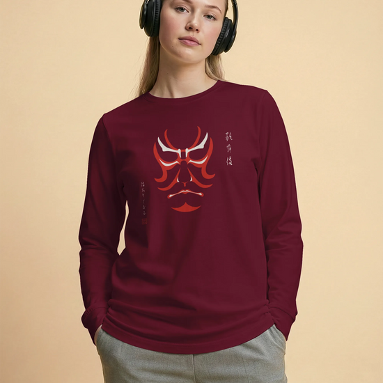Kabuki Unisex Long Sleeve Tee - Samurai Original