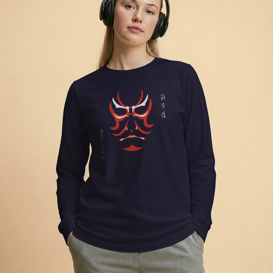 Kabuki Unisex Long Sleeve Tee - Samurai Original