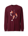 Koi Fish Japanese Ukiyo-e Unisex Long Sleeve Tee 2