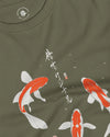 Koi Fish Japanese Ukiyo-e Unisex Long Sleeve Tee 2