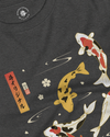 Koi Fish Japanese Ukiyo-e Unisex Long Sleeve Tee