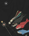 Koinobori Carp Flag Japanese Ukiyo-e Unisex Long Sleeve Tee - Samurai Original