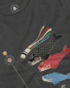 Koinobori Carp Flag Japanese Ukiyo-e Unisex Long Sleeve Tee - Samurai Original