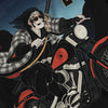 Kurokaze Samurai Biker Ukiyo-e Organic T-shirt - Samurai Original