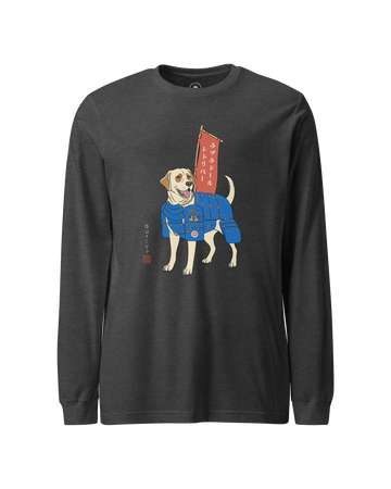 Labrador Retriever Japanese Ukiyo-e Unisex Long Sleeve Tee