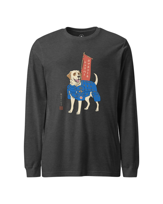 Labrador Retriever Japanese Ukiyo-e Unisex Long Sleeve Tee