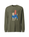 Labrador Retriever Japanese Ukiyo-e Unisex Long Sleeve Tee